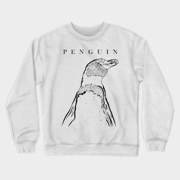 Emperor Sea Bird King Penguin Lover Penguin Crewneck Sweatshirt by GraphicsLab